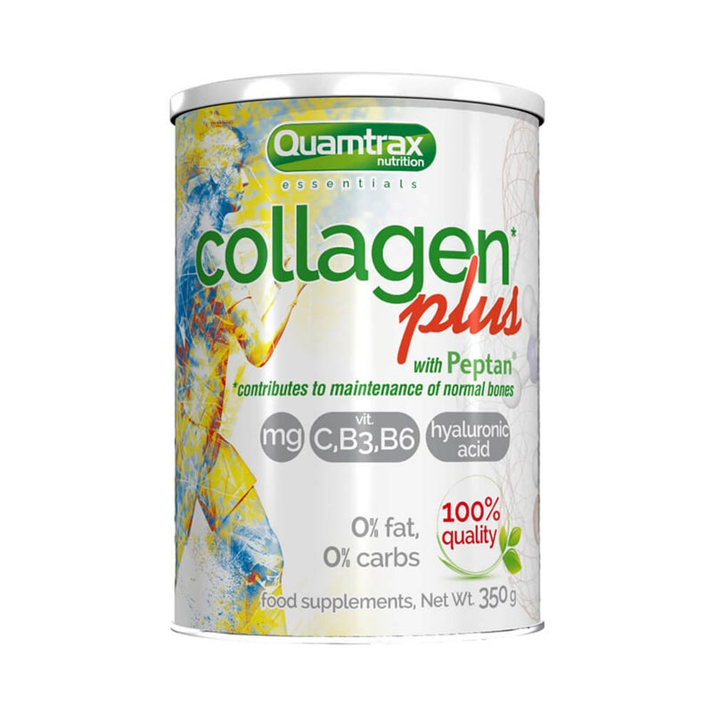 Colagen | Colagen plus Peptan 350g, pudra, Quamtrax, Supliment alimentar pe baza de colagen 0
