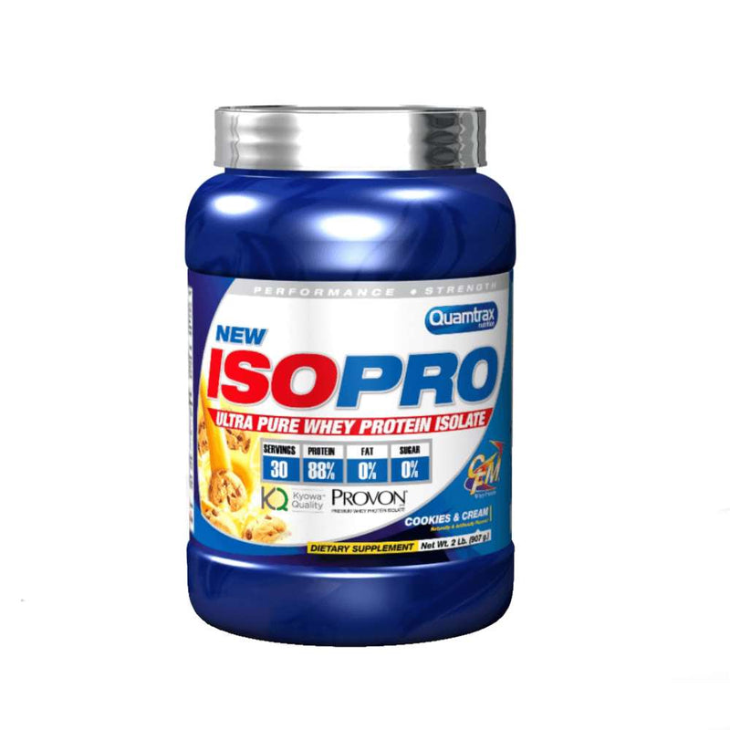 Proteine | IsoPro 907g, pudra, Quamtrax, Izolat proteic din zer 1