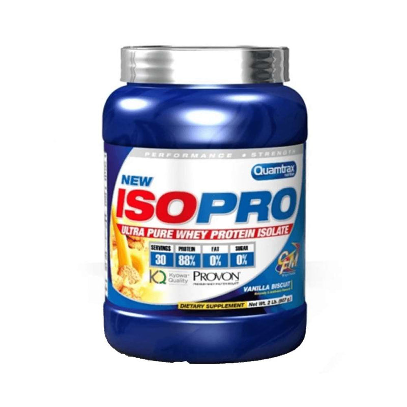Proteine | IsoPro 907g, pudra, Quamtrax, Izolat proteic din zer 3