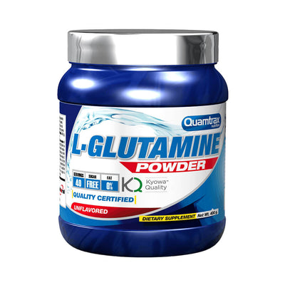 Aminoacizi | L-Glutamina, 400g, pudra, Quamtrax, Supliment pentru refacere 0