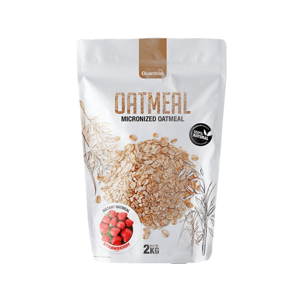 Oatmeal, 2kg, pudra, Quamtrax, Ovaz instant fara zahar adaugat