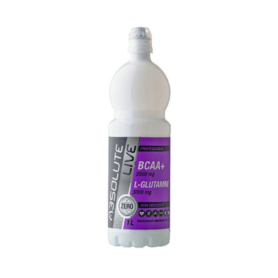 Complex de aminoacizi | BCAA 2000mg + L-glutamina 3000mg, lichid, 1L, Absolute live, Bautura racoritoare pe baza de aminoacizi 0