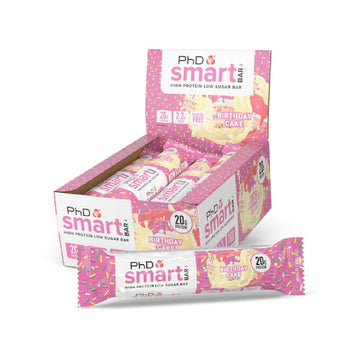 Alimente & Gustari | Smart Bar, 64g, PhD, Baton proteic, Fara zahar adaugat 0