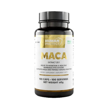 Suplimente sanatate sexuala | MACA 20:1 100 capsule, Human Protect, Supliment alimentar sanatate sexuala 0