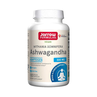 Stimulente hormonale | Ashwagandha KSM-66 120 capsule, Jarrow Fomulas, Supliment alimentar pentru sanatate 0