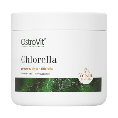 Suplimente Antioxidanti | Chlorella, pudra, 250g, Ostrovit, Supliment alimentar pentru sanatate 0