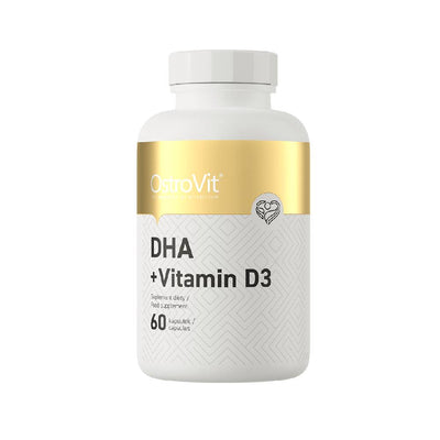 Suplimente pentru oase si articulatii | DHA + Vitamina D3, 60 capsule, Ostrovit, Supliment alimentar pentru sanatate 0
