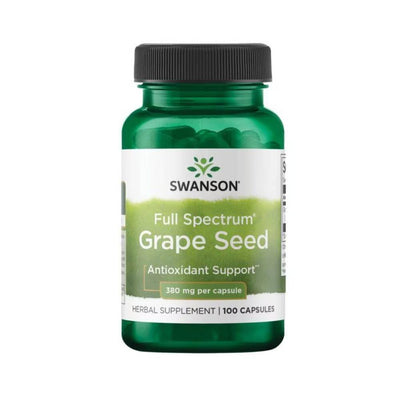 Suplimente Antioxidanti | Extract de seminte de struguri 380mg, 100 capsule, Swanson, Supliment alimentar antioxidanti 0