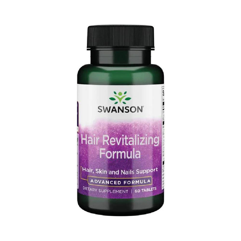 Swanson | Hair Revitalizing Formula, 60 tablete, Swanson, Supliment alimentar pentru par, piele si unghii 0