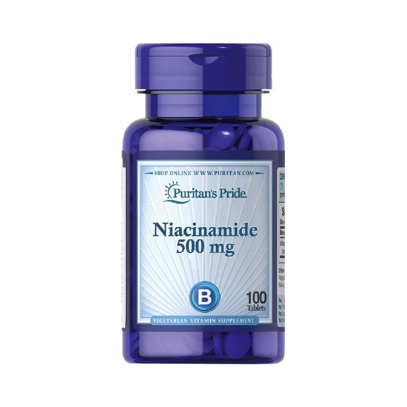 Suplimente antistres | Niacinamida, 100 tablete, Puritan&