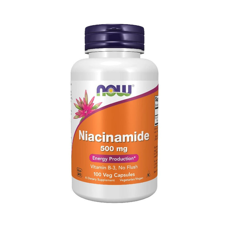 Now Foods | Niacinamida 500mg, 100 capsule, Now Foods, Supliment alimentar pentru sanatate 0