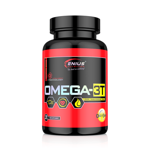 Suplimente sanatate OMEGA - 3T 100 capsule moi, Genius Nutrition, Acizi grasi din ulei de peste 1