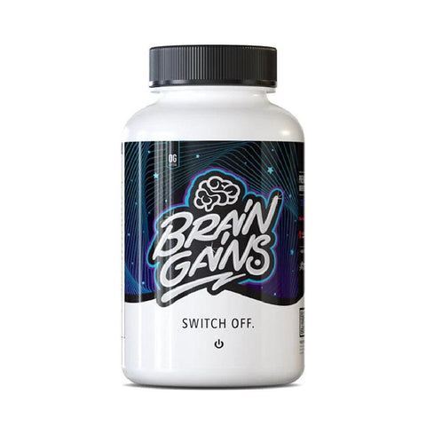 Suplimente pentru somn | Switch-Off, 90 capsule, Brain Gains, Supliment alimentar pentru imbunatatirea somnului 0