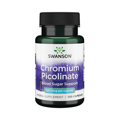 Slabire & Ardere grasimi | Picolinat de Crom 200mcg 100 capsule 0