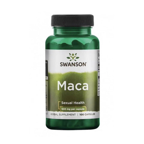 Stimulente hormonale | Maca 500mg, 100 capsule, Swanson, Supliment stimulare hormonala 0
