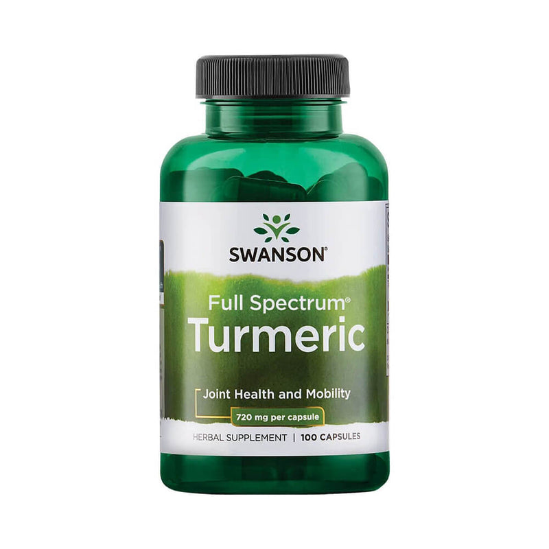 Suplimente pentru oase si articulatii | Turmeric 720mg, 100 capsule, Swanson, Supliment antioxidanti sportivi 0