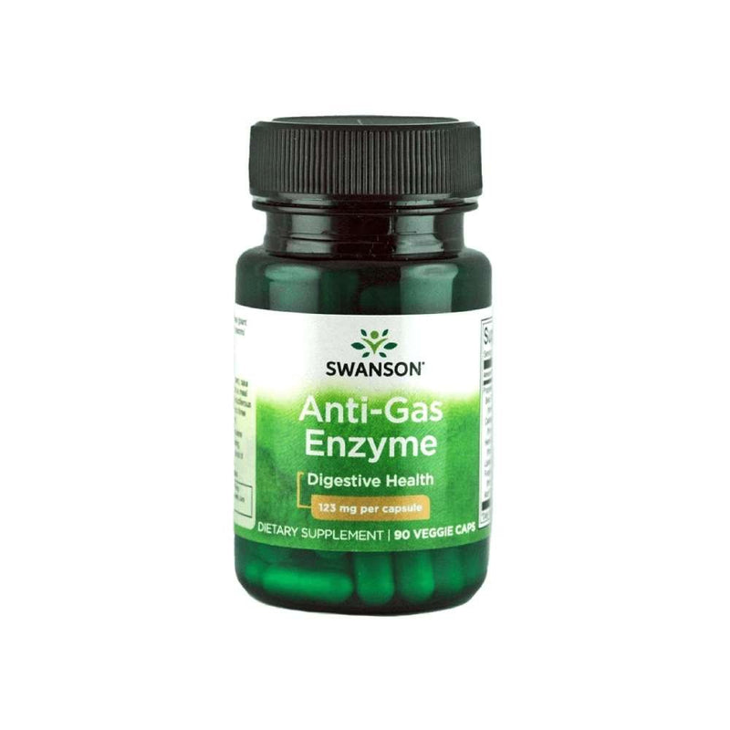Digestie | Anti-Gas Enzyme 123mg, 90 capsule, Swanson, Supliment alimentar pentru digestie 0