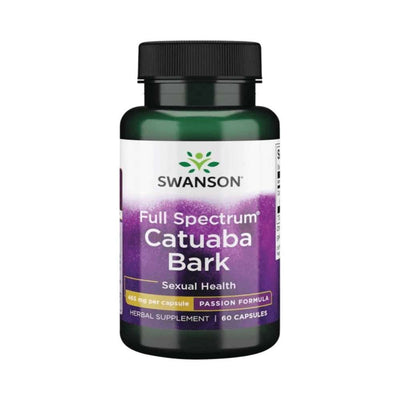 Stimulente hormonale | Catuaba Bark 465mg, 60 capsule, Swanson, Supliment alimentar pentru sanatate sexuala 0