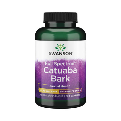 Stimulente hormonale | Catuaba Bark 465mg, 120 capsule, Swanson, Supliment alimentar pentru sanatate sexuala 0