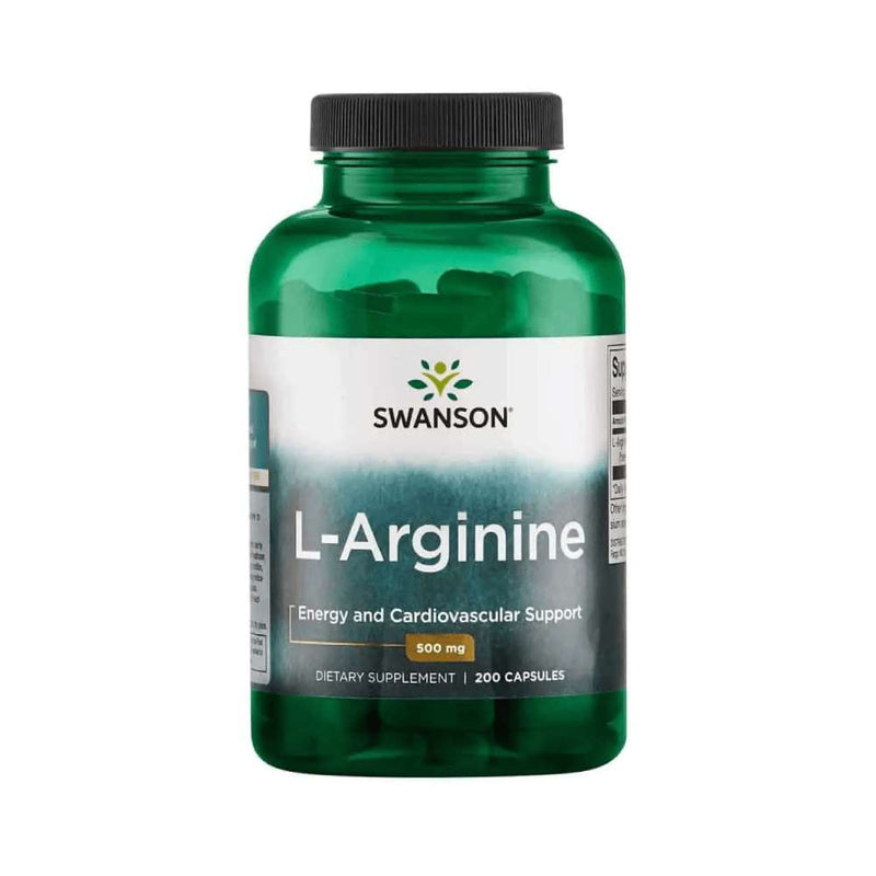 Aminoacizi | L-Arginina 500mg, 200 capsule, Swanson, Oxid nitric 0