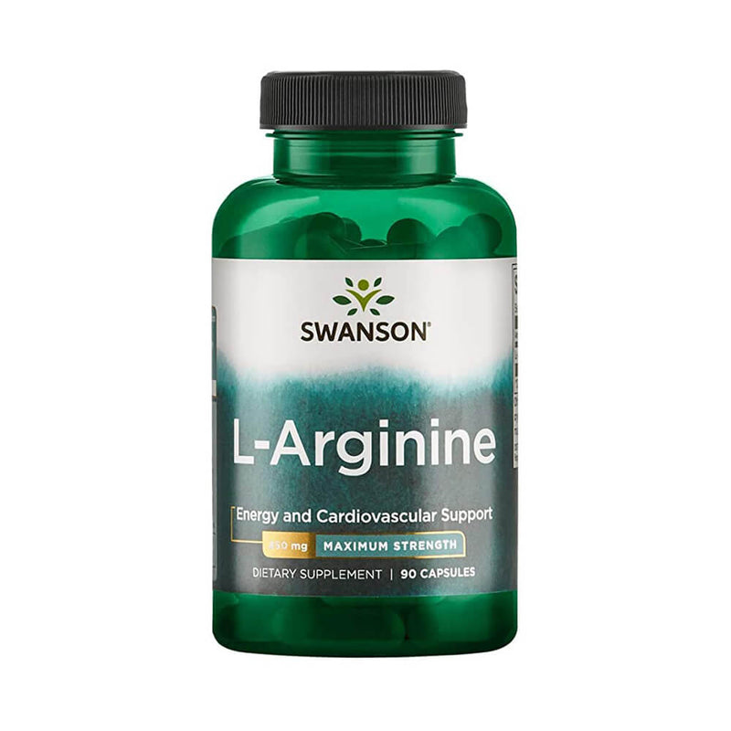 Aminoacizi | L-Arginina 850mg, 90 capsule, Swanson, Oxid nitric 0