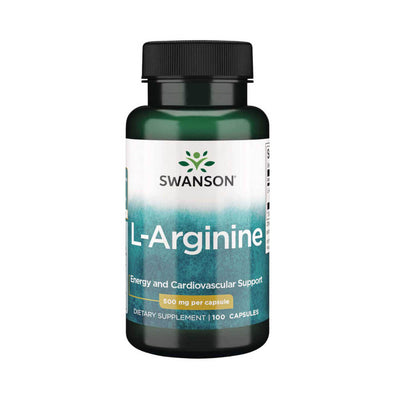 Aminoacizi | L-Arginina 500mg, 100 capsule, Swanson, Oxid nitric 0