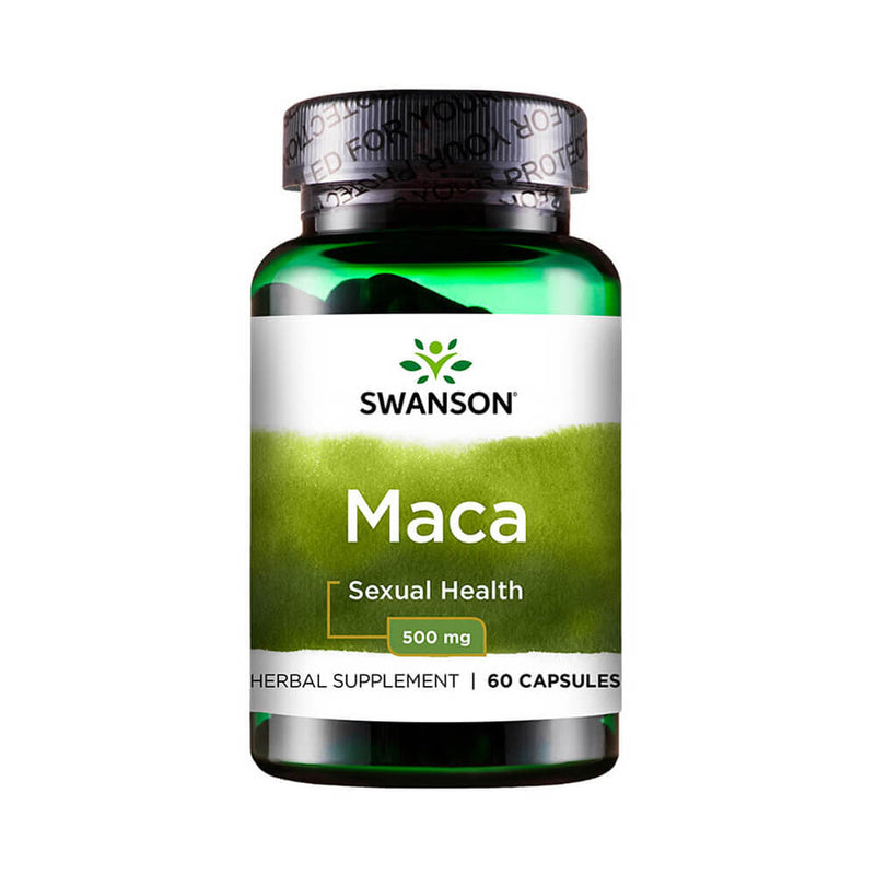 Stimulente hormonale | Maca (Extract 4:1) 500mg, 60 capsule, Swanson, Supliment stimulare hormonala 0