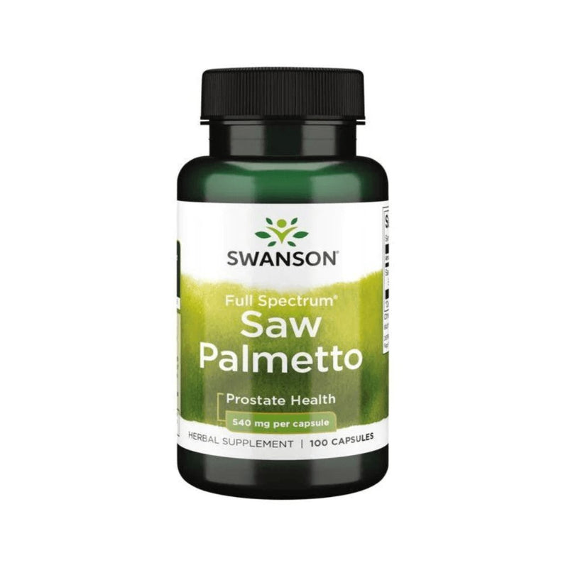 Suplimente Imunitate | Palmier pitic Saw Palmetto 540mg, 100 capsule, Swanson, Supliment alimentar sanatate barbati 0