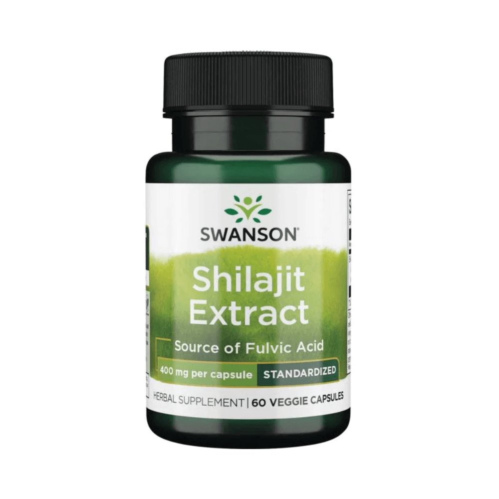 undefined | Shilajit Extract 400mg, 60 capsule, Swanson, Complex de acid fulvic 0