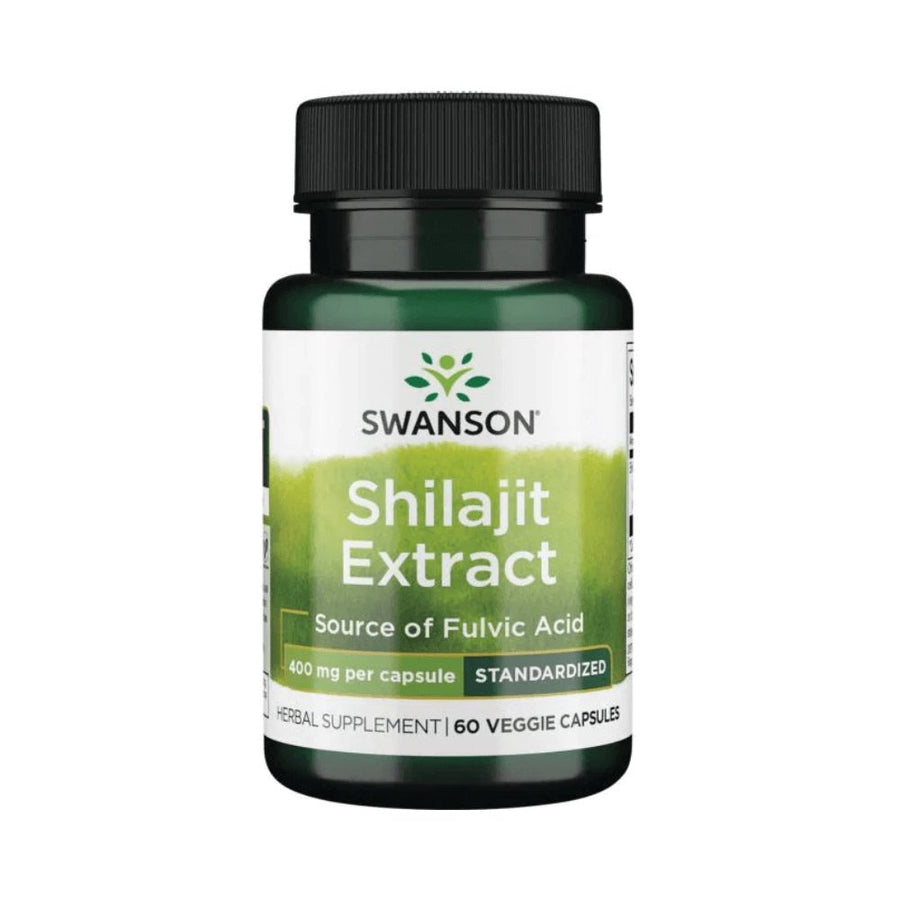 undefined | Shilajit Extract 400mg, 60 capsule, Swanson, Complex de acid fulvic 0