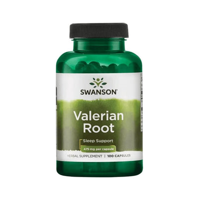 Suplimente pentru somn | Radacina de valeriana (Valeriana officinalis) 475mg, 100 capsule, Swanson, Supliment alimentar antistres 0