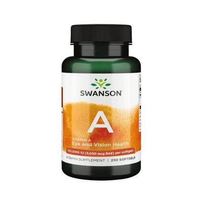 Vitamine si minerale | Vitamina A 10000UI 250 capsule moi, Swanson, Supliment antioxidanti pentru imunitate 0