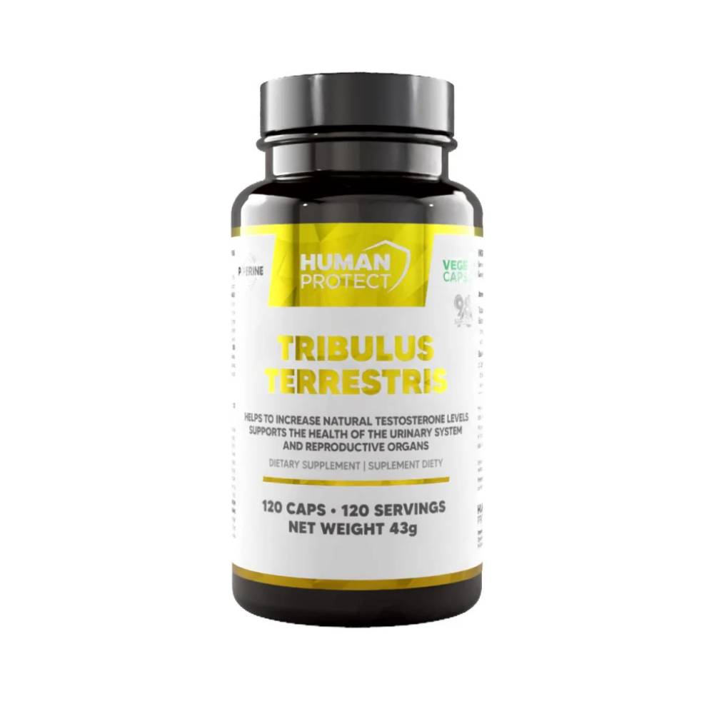 Suplimente sanatate sexuala | Extract de Tribulus Terrestris, 120 capsule, Human Protect, Supliment alimentar sanatate sexuala 0