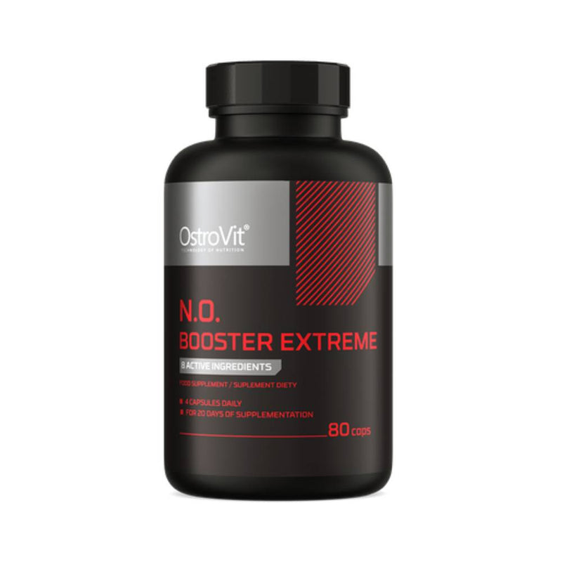 Suplimente sanatate sexuala | N.O. Booster Extreme, 80 capsule, Ostrovit, Supliment alimentar pentru performanta sportiva 0