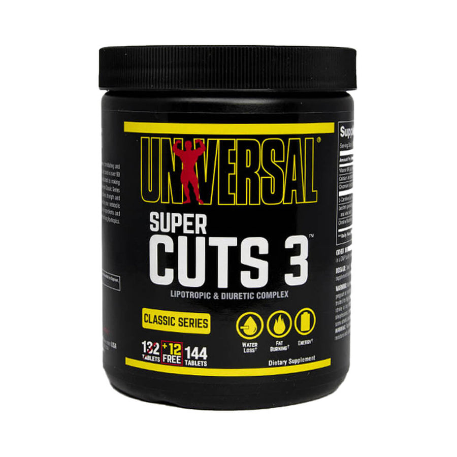 Slabire & Ardere grasimi | Super Cuts 3, 132 tablete, Universal, Arzator grasimi 0