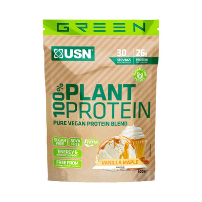 Suplimente antrenament | 100% Proteina din plante pudra, 900g, USN 0