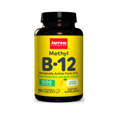 Vitamine | Jarrow Formulas Methyl B-12, 100 tablete de mestecat, Metilcobalamina 0
