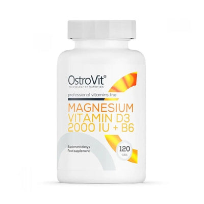 undefined | Magneziu + vitamina D3 2000IU + B6, 120 tablete, Ostrovit, Supliment alimentar pentru sanatate 0