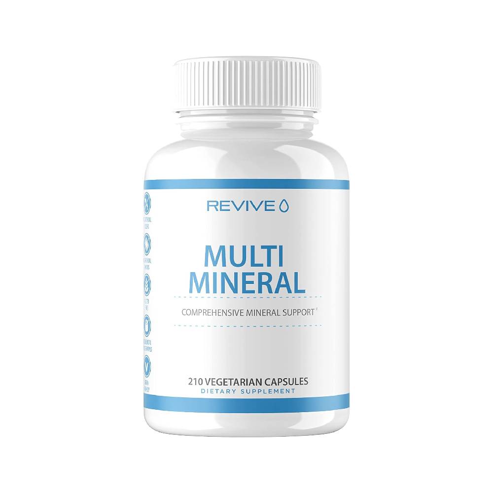Suplimente pentru oase si articulatii | Multi Mineral, 210 capsule, Revive, Complex de minerale 0