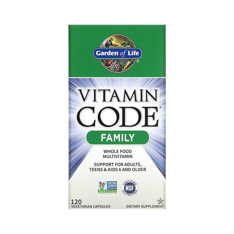 undefined | Vitamin Code Family 120 capsule, Garden of Life, Vitamine pentru intreaga familie 0