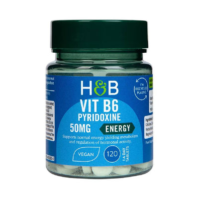 Vitamine | Vitamina B6 50mg, 120 tablete, Holland & Barrett, Supliment alimentar pentru sanatate 0