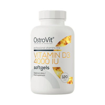 Suplimente pentru oase si articulatii | Vitamina D3 4000 UI 120 capsule moi, Ostrovit, Supliment alimentar pentru oase si imunitate 0