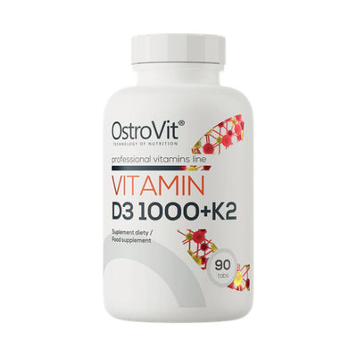 Vitamine si minerale Vitamina D3 si K2, 90 tablete, Ostrovit, Supliment alimentar pentru sanatate 1