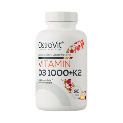 Suplimente pentru oase si articulatii | Vitamina D3 si K2, 90 tablete, Ostrovit, Supliment alimentar pentru sanatate 0