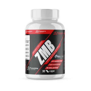 Suplimente sanatate sexuala | ZMB 90 capsule, Immortal Nutrition, Supliment alimentar pe baza de zinc, magneziu si vitamina B6 0