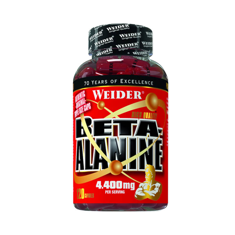 Aminoacizi | Beta-Alanina 4400mg, 120 capsule, Weider, Supliment alimentar 0