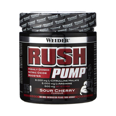 Suplimente antrenament | Rush Pump, pudra, 375g, Weider, Supliment alimentar pre-workout 0