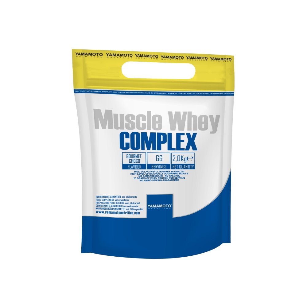 Proteine | Muscle Whey Complex 2kg, pudra, Yamamoto, Concentrat proteic din zer 0