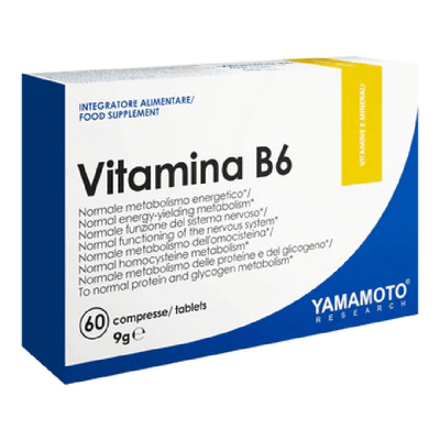 Vitamine si minerale | Vitamina B6 60 tablete, Yamamoto, Piridoxina 0