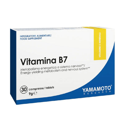 Vitamine si minerale | Vitamina B7 30 tablete, Yamamoto, Biotina 0